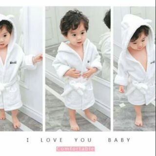 (LOẠI 1)ÁO CHOÀNG TẮM LÔNG CAO CẤP CHO BÉ YÊU (6-20KG)