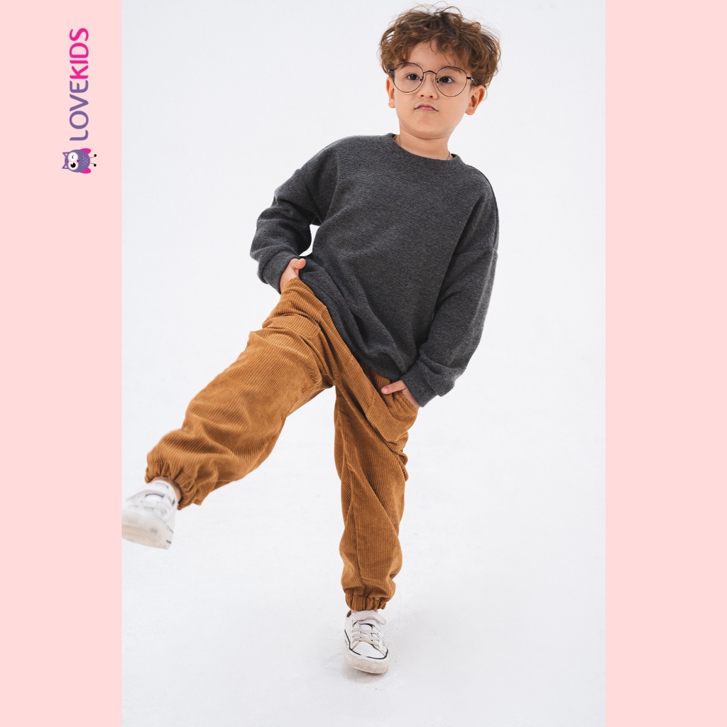 Áo len giữ nhiệt cổ tròn bé trai - Lovekids