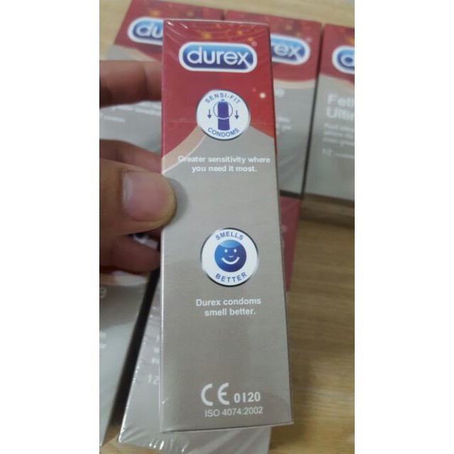 [Giảm giá ]Bao Cao Su SIÊU MỎNG Durex Fetherlite Ultima - 12 cái