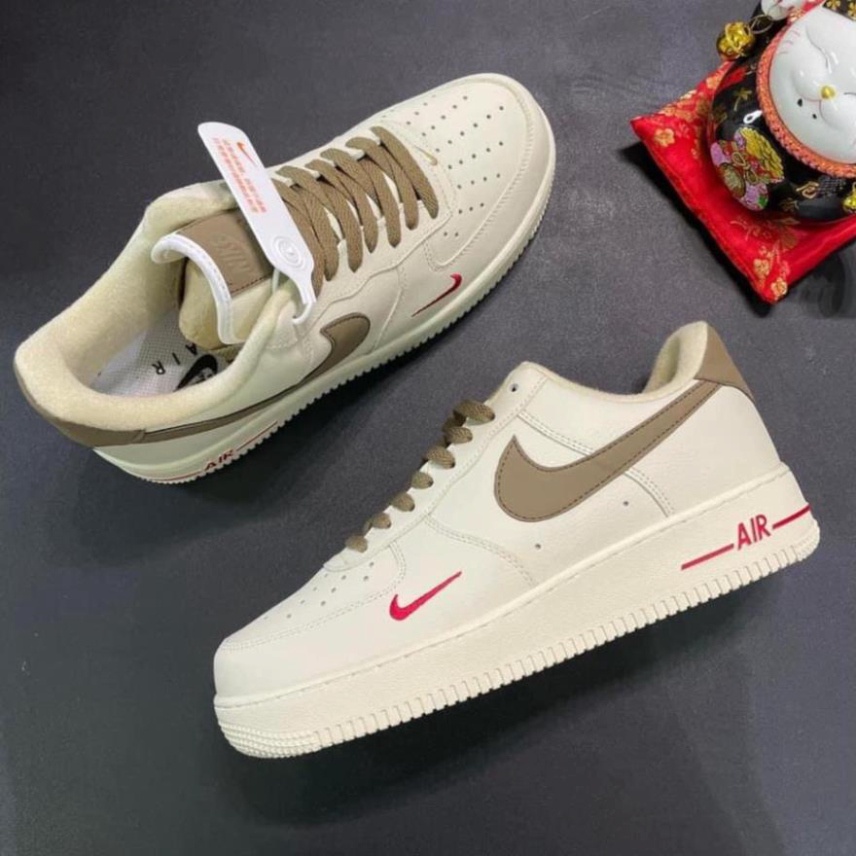 Giày Thể thao AF1_Nike Vệt Nâu , Giày Sneaker Nam Nữ  Hàng SC 1:1
