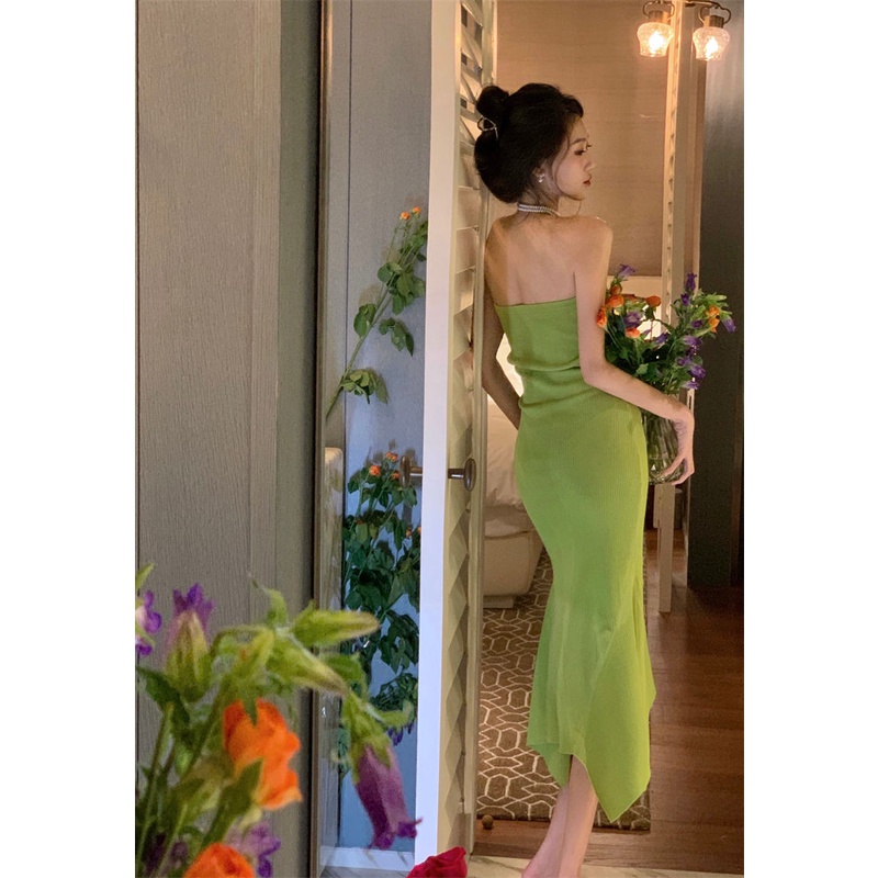 Đầm Ôm Dáng Màu Sắc Đơn Giản Dành Cho Nữ