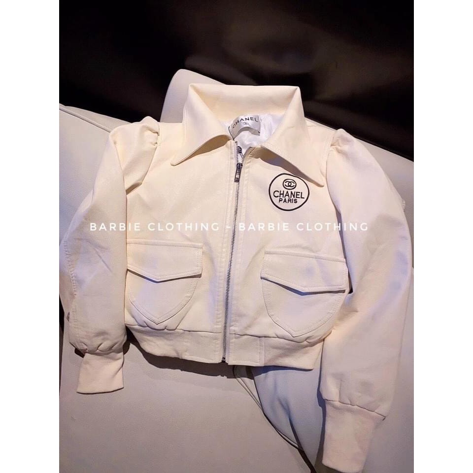 ÁO DA KHOÁC CHỮ THÊU C.NEO XINH ( ẢNH THẬT + VIDEO ) | BigBuy360 - bigbuy360.vn