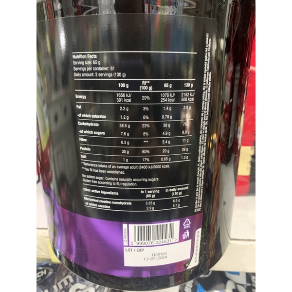 Sữa Tăng Cân HYPER MASS BioTechUSA Hộp 4kg