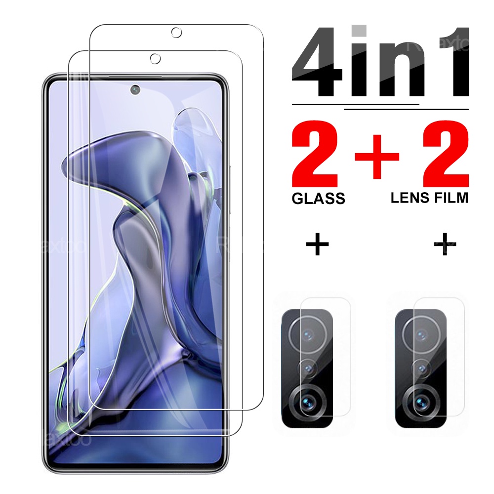 Kính cường lực bảo vệ camera 4 trong 1 6.67" cho Xiaomi Mi 11T 11T Pro 21081111RG