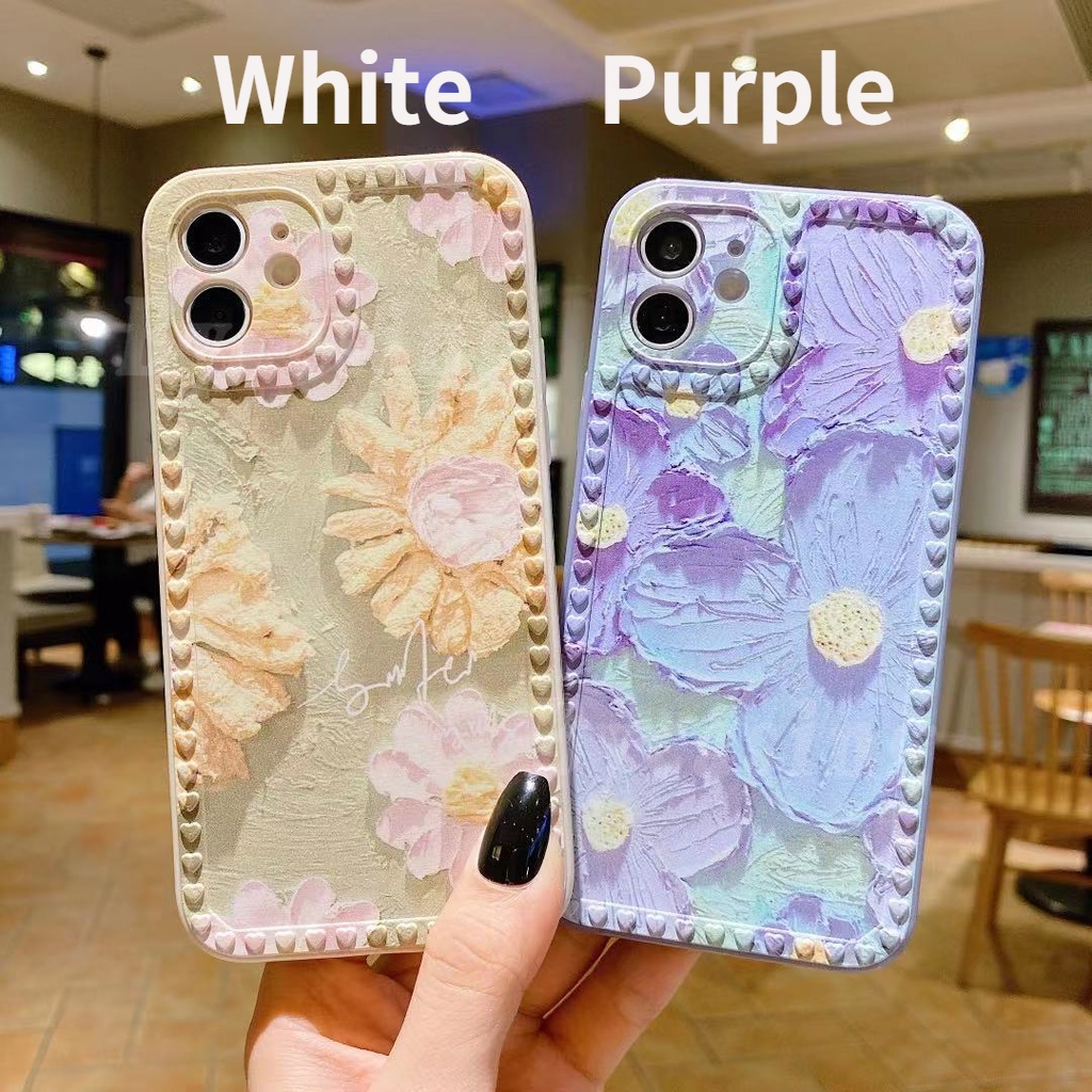 Ốp điện thoại Silicone mềm hình hoa đầy màu sắc cho iPhone 13 Pro Max iPhone 12 iPhone 11 iPhone 6 6s 7 8 Plus XR XS | WebRaoVat - webraovat.net.vn