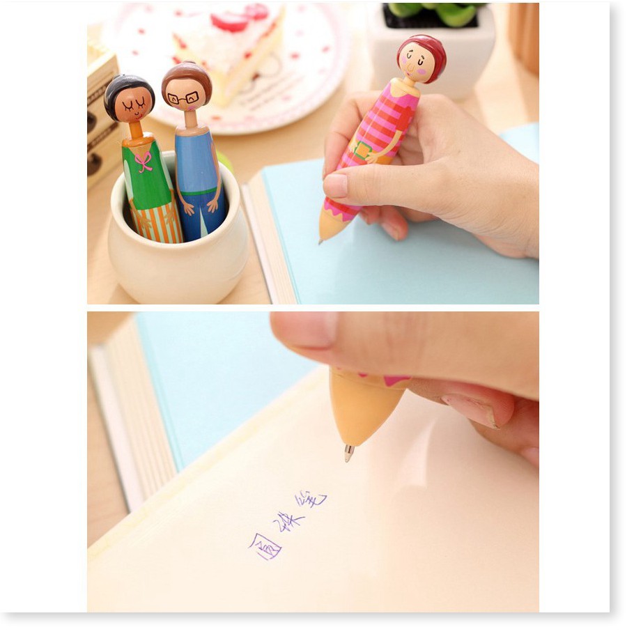 Bút bi kiểu đang độc lạ 💯 GIÁ VỐN]  Bút bi hình búp bê kiểu dáng lạ mắt làm quà tặng cho bé,thiết kế xinh xắn 8488