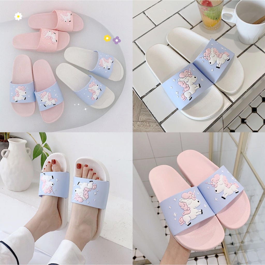 Dép nữ đẹp quai ngang – Dép nhựa kì lân siêu dễ thương