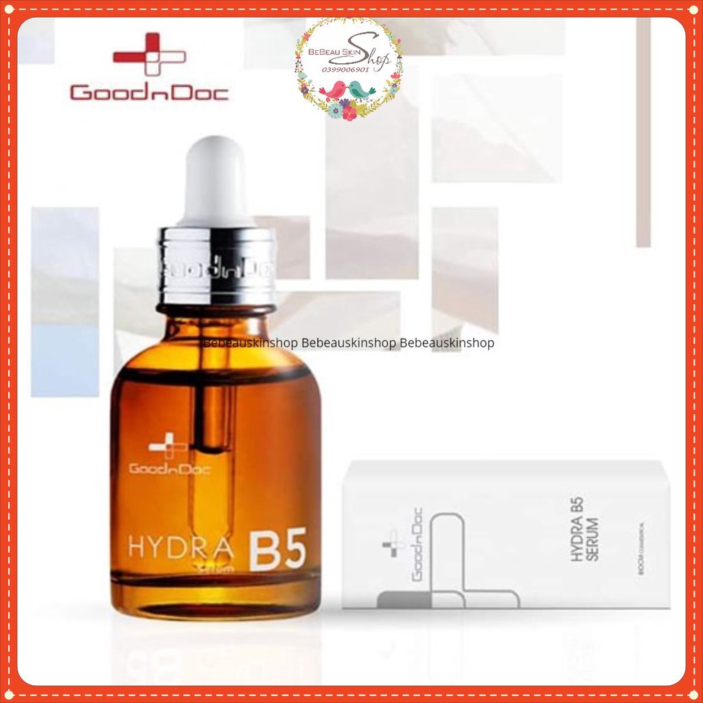 TINH CHẤT DƯỠNG ẨM TRẮNG DA GOODNDOC HYDRA B5 SERUM 30ml