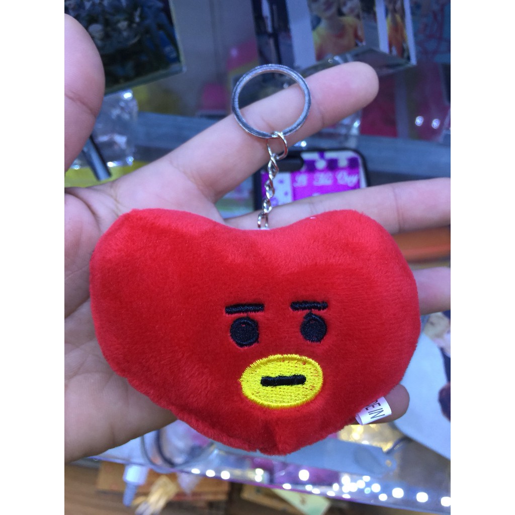 Combo 2 móc khóa gấu BT21( cooki, tata)