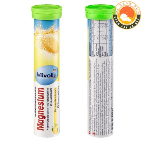 Viên sủi Magnesium Mivolis giúp bổ sung Magie nhằm duy tri tốt hệ thần kinh và hệ cơ hợp với người chơi thể thao của Đức