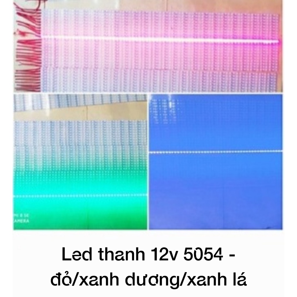 Led Thanh 12V 5054 Samsung Đủ Màu Xanh Dương/ Xanh Lá/ Đỏ