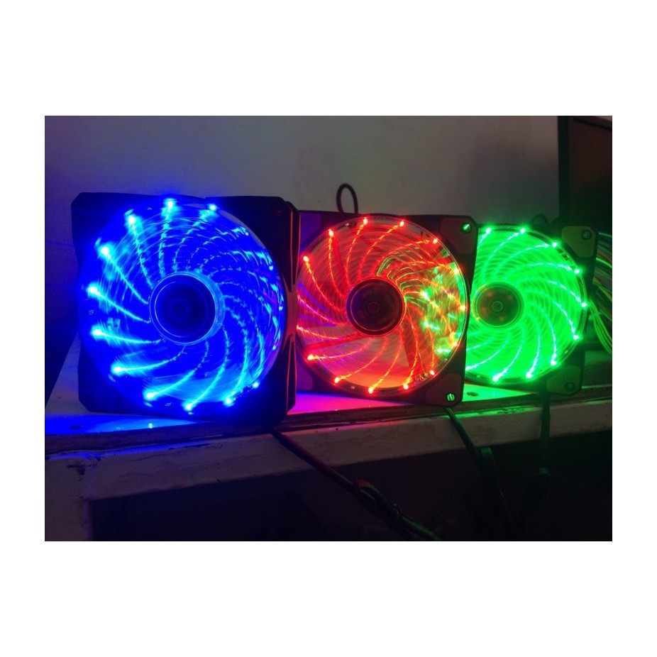 [flash ] Quạt thông gió thùng máy fan led 12cm, 33 bóng [giá gốc] NoBrand