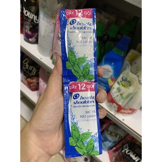 Dầu gội Head & Shoulders, dây 12 gói