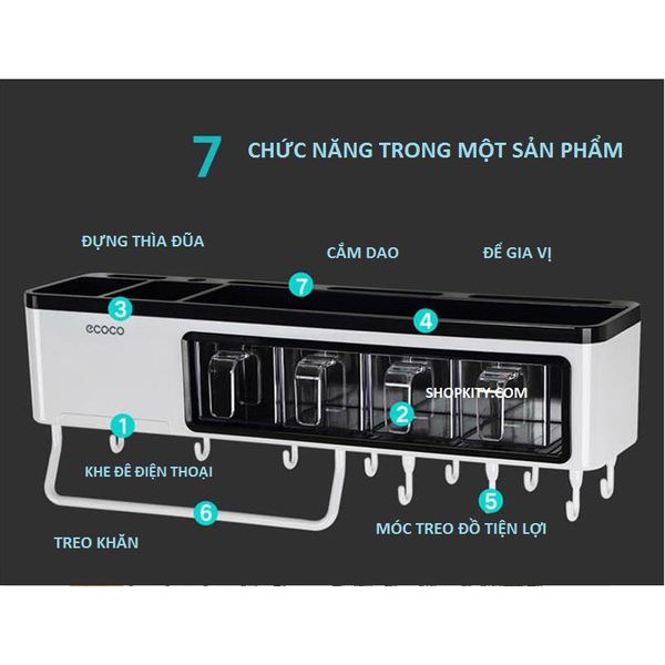 Kệ đựng gia vị ECOCO dùng trong nhà bếp