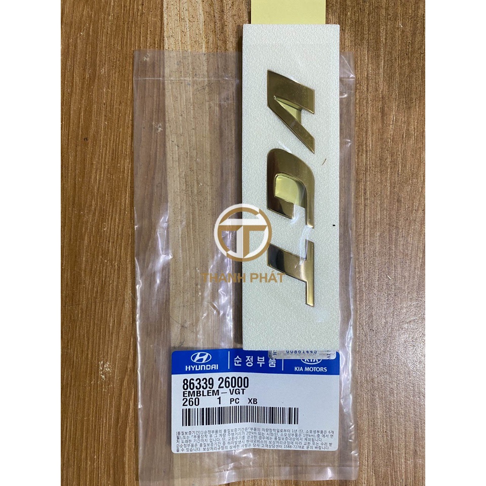 CHỮ VGT SANTAFE GOLD