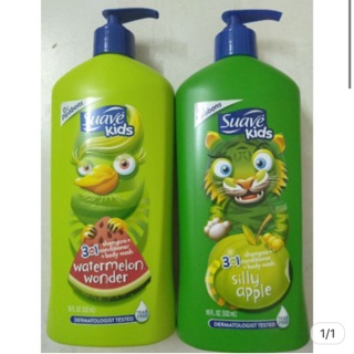 ( MẪU MỚI) SỮA TẮM, GỘI VÀ XẢ CHO BÉ SUAVE KID 3IN1_900