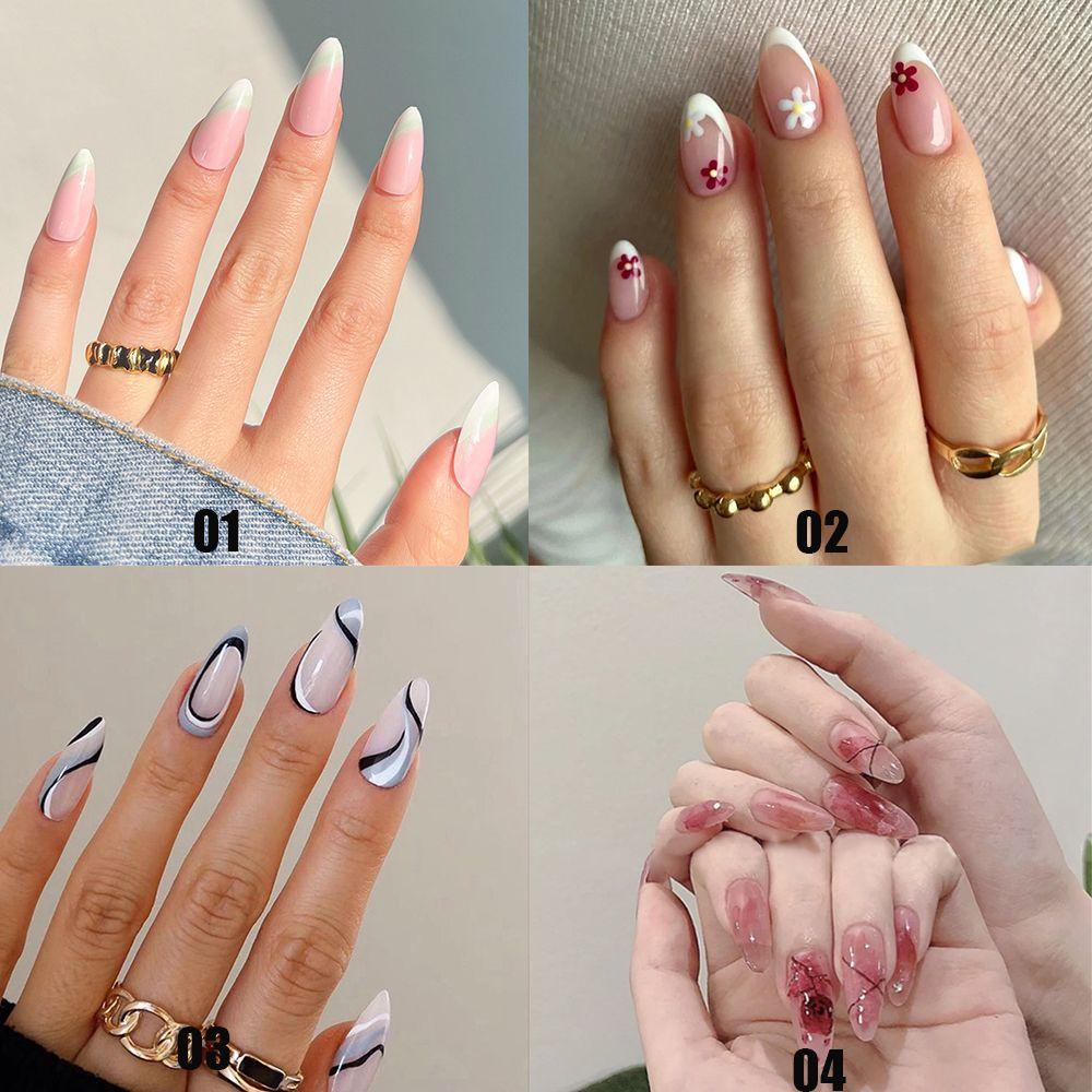 XIANTIN Hộp 24 Móng Tay Giả Thời Trang Cho Nữ