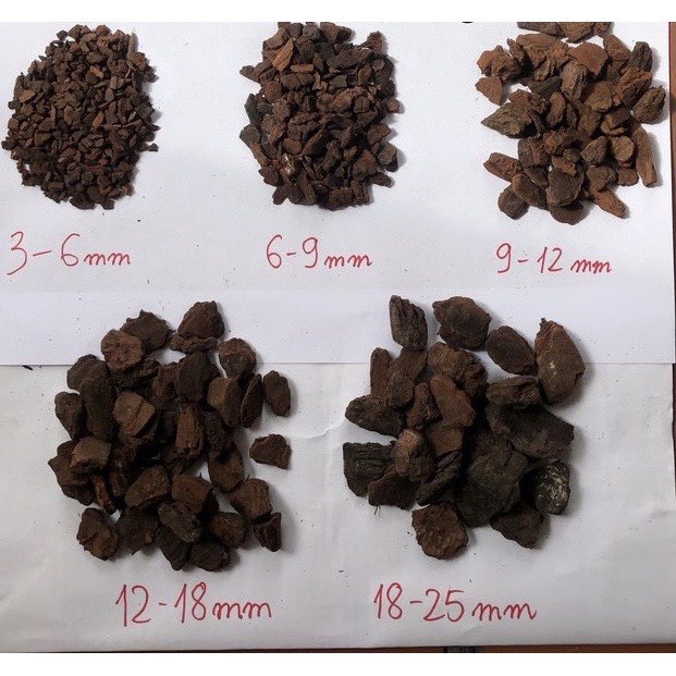 1kg Vỏ thông Orchiata nhập khẩu - Giá thể trồng hoa Phong Lan (Đủ 3 Size)