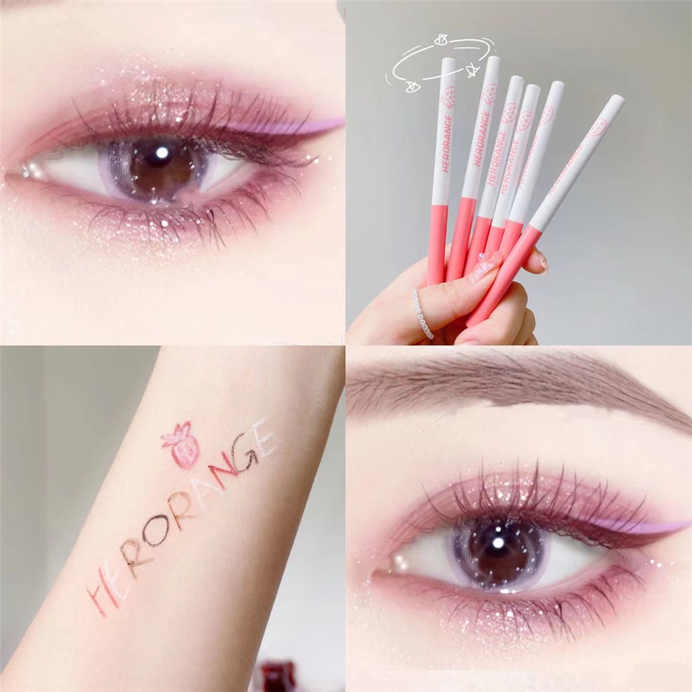 [Hàng mới về] Bút kẻ mắt dạng lỏng kiểu tằm chống thấm nước không nhòe lâu trôi hiệu quả