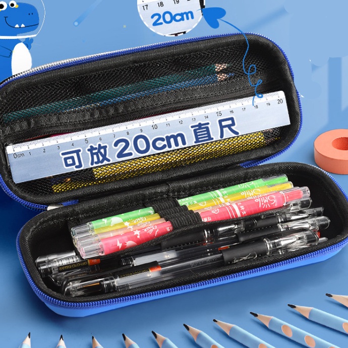 Bóp Viết, Hộp Bút 3D Nổi Cao Cấp Hình Siêu Nhân, Phi Thuyền, Thỏ Hồng, Pony, Chống Sốc, Hộp đựng bút cho bé