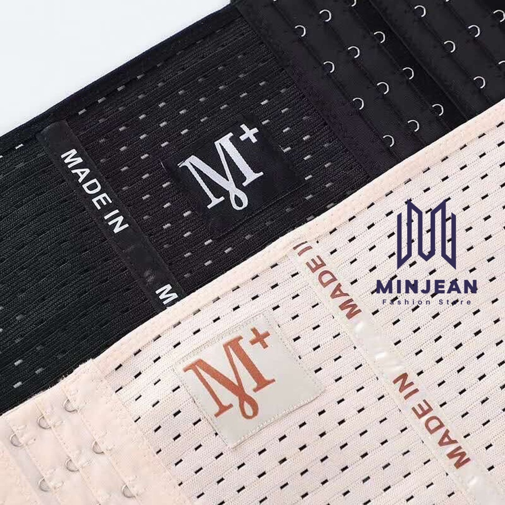 Gen Nịt Bụng Định Hình MINJEAN  Chống Cuộn Lưới Thông Hơi 4 Xương
