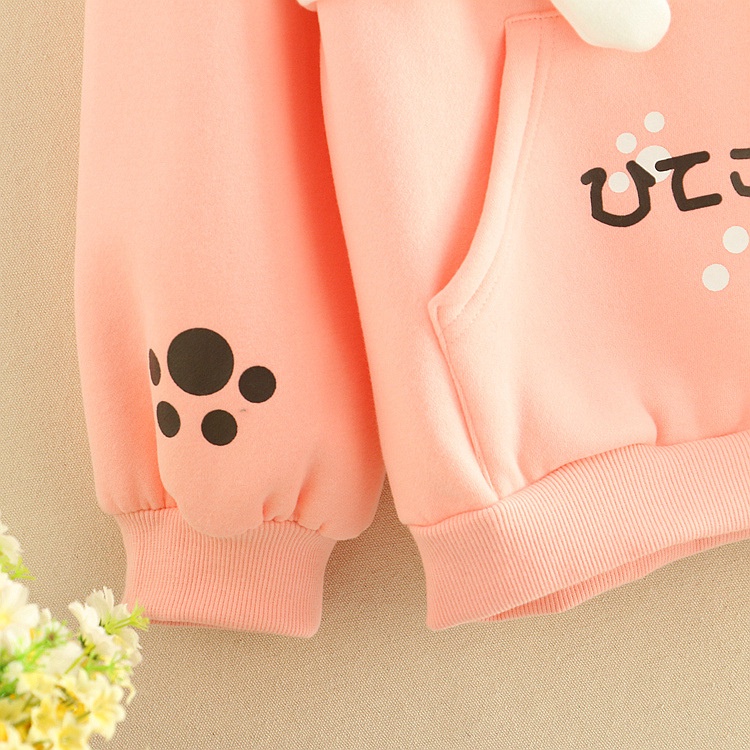 Áo Hoodie mẫu Mèo Nhật chất nỉ có nón tay dài cực cute