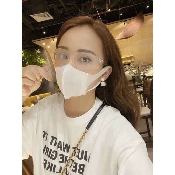 😍𝐊T 𝟑𝐃 𝐌𝐀𝐒𝐊 trắng trơn