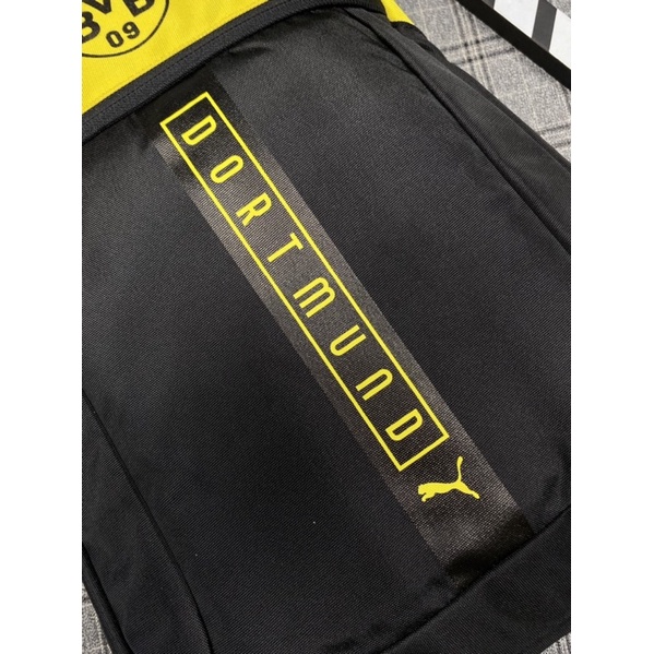 Ba Lô Thể Thao PUMA SPORT - DORTMUND Màu Vàng Đen - Balo Nam Nữ Đi Học Có Ngăn Đựng Laptop Làm Việc Và Du Lịch - MR BEAN