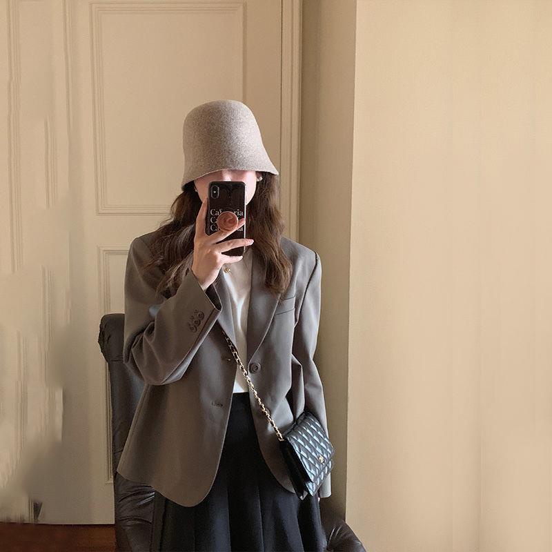 Áo khoác blazer dáng ngắn thời trang xuân thu thanh lịch cho nữ | WebRaoVat - webraovat.net.vn