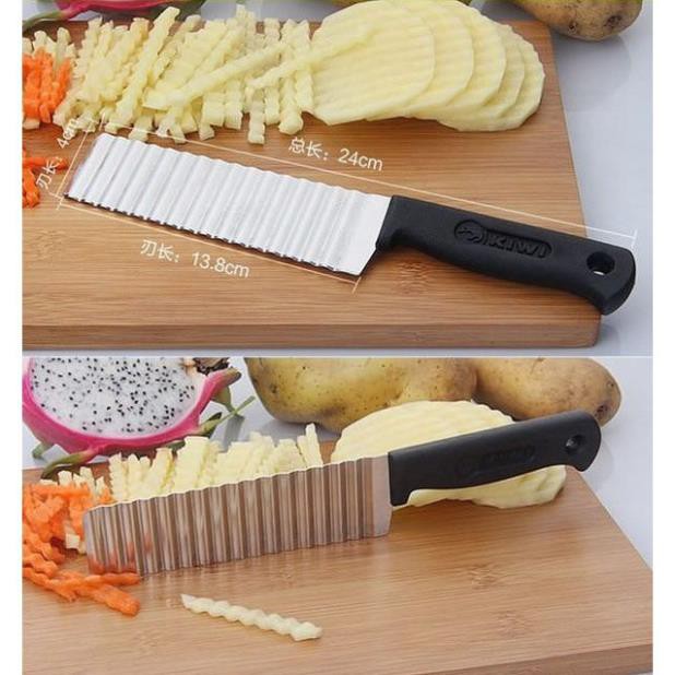 Dao răng cưa lượn sóng cắt rau củ, khúc bạch,...