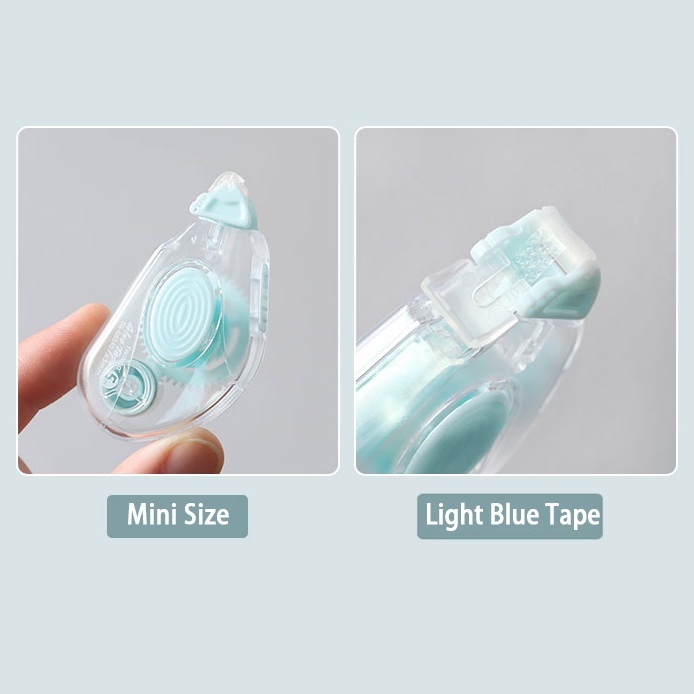 Cuộn Băng Keo Hai Mặt Trong Suốt Nhiều Màu 5M*5MM