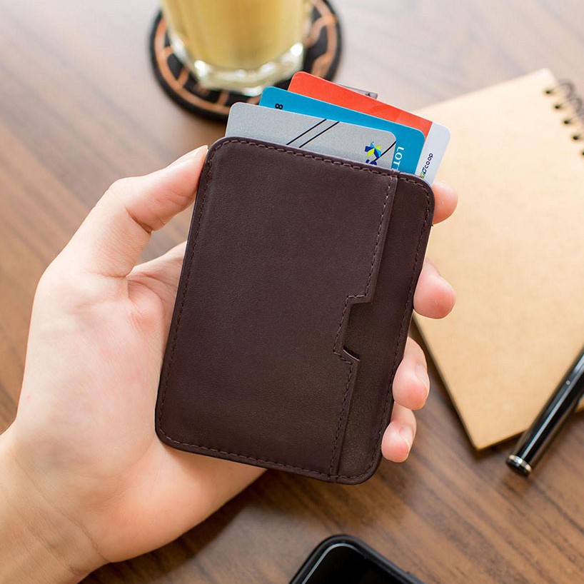 VÍ Card Nam Da Bò VACA V5 Nhập Khẩu 100%, bảo hành 12 tháng