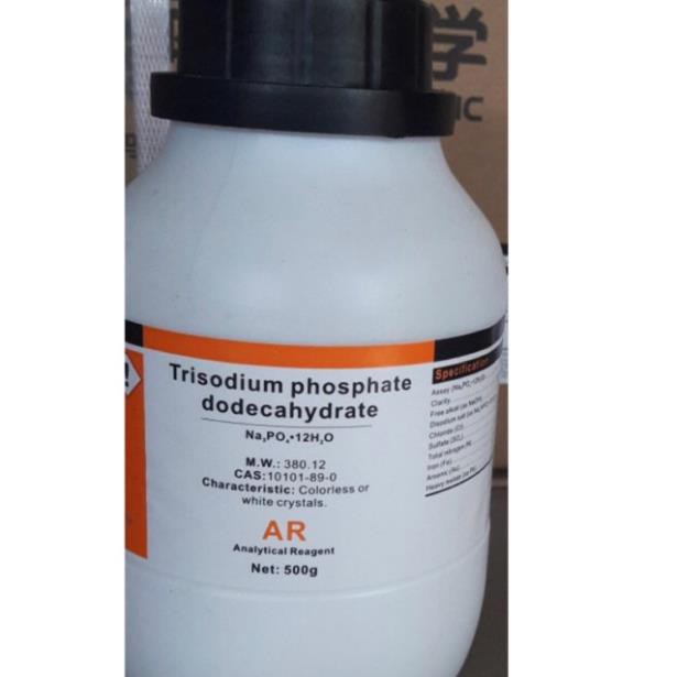 Hóa chất trisodium phosphate dodecahydrate CAS 10101-89-0 Na3PO4 12H2O Xylong natri photphat TSB lọ 