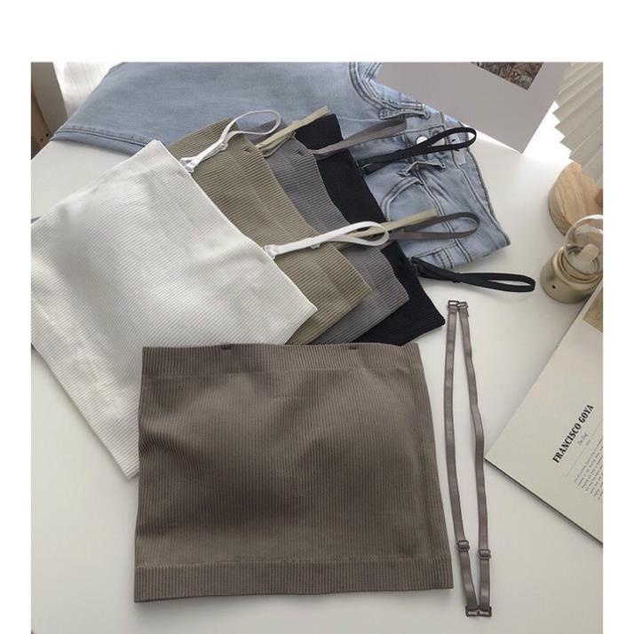 ❤️ Áo Bra Nữ Thun Tăm Nâng Ngực Gợi Cảm Mẫu Mới (Tháo Rời Dây) N99 ❤️