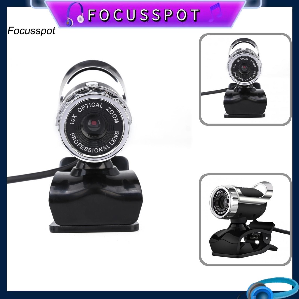 Webcam FOCN USB 2.0 tích hợp micro cho laptop máy tính