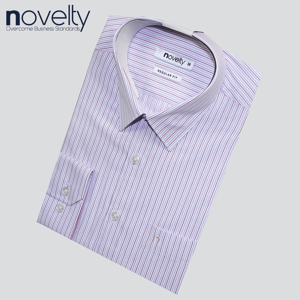 Áo Sơ Mi Nam Novelty Tay Dài Kẻ Sọc Caro Regular fit 212809D