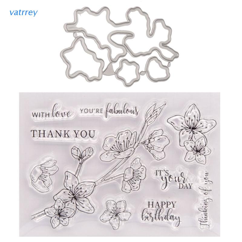 Bộ Khuôn Cắt Dập Nổi Chữ Thank You Dùng Trang Trí Album Ảnh Diy Thẻ Giấy