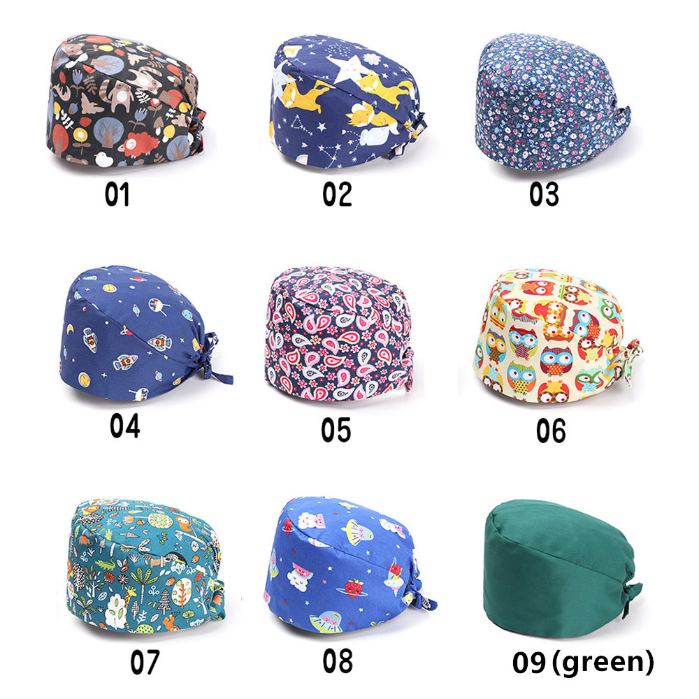Mũ phẫu thuật hình tròn bằng cotton tùy chỉnh tiện dụng cho gia đình