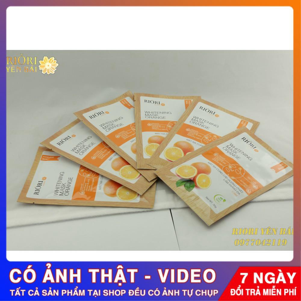 [CHÍNH HÃNG] Mặt Nạ Dưỡng Da RIORI Cenllulose Mask Orange - hương cam [lên men theo công nghệ Nhật Bản] Hàng Chuẩn