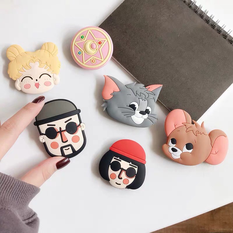 Chống điện thoại Popsocket chất liệu sillicon pop up cao cấp hình cool ngầu