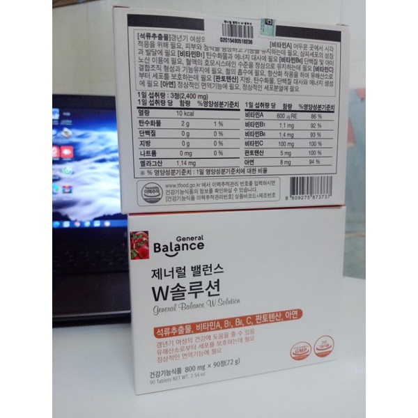 Thực phẩm bảo vệ sức khỏe General Balance W Solution bổ sung nội tiết tố cho nữ