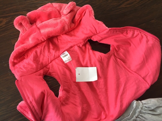 [SALE] áo gile hồng tai gấu size 5-7kg