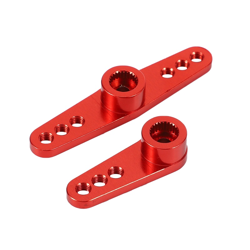 Cánh tay servo bằng nhôm 25T màu đỏ cho xe điều khiển từ xa Futaba Savox Xcore HL HSP HD