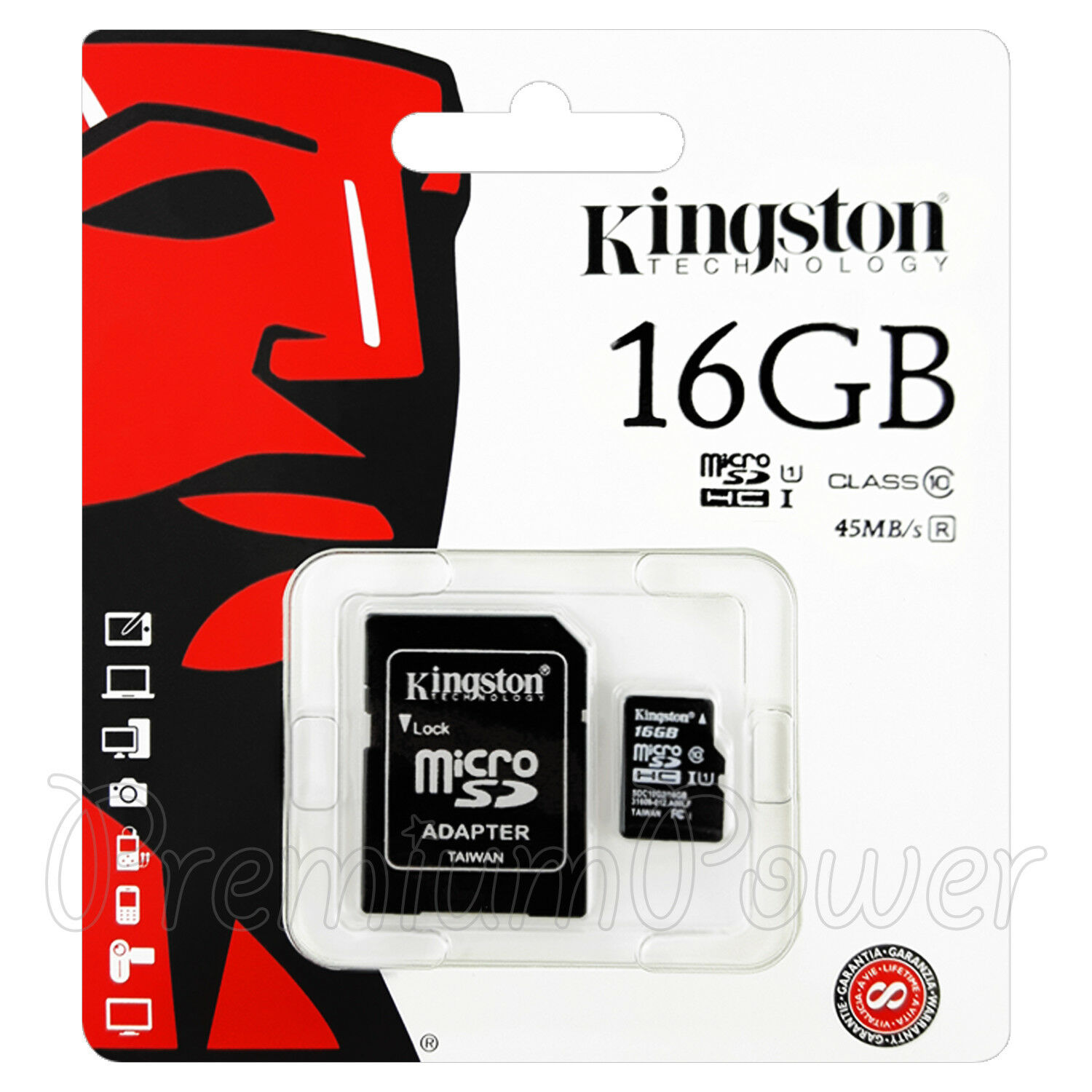 Thẻ Nhớ Kingston Micro Sdhc 16gb Class 10 Uhs-I Flash 45mb / S