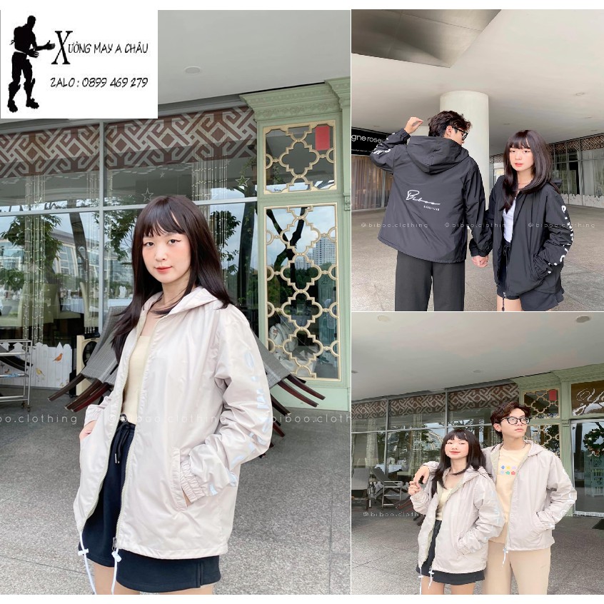Áo khoác dù thời trang phối chữ SIMPICITY unisex CH024