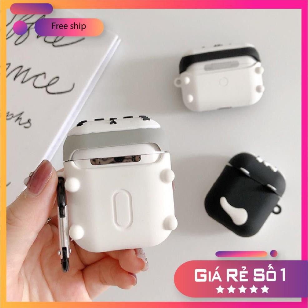 Airpods Case ⚡Freeship ⚡ CUTE HUSKY Case Tai Nghe Không Dây Airpods 1/ 2/ i12/ Pro- Châts Case Store