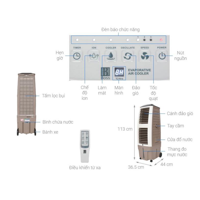 Quạt điều hòa Boss S101