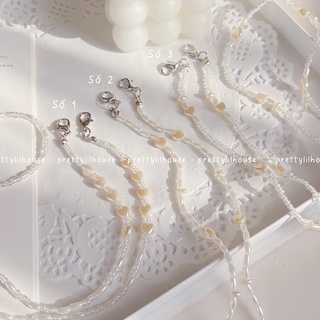 Mask strap/ dây đeo khẩu trang tim bẹt