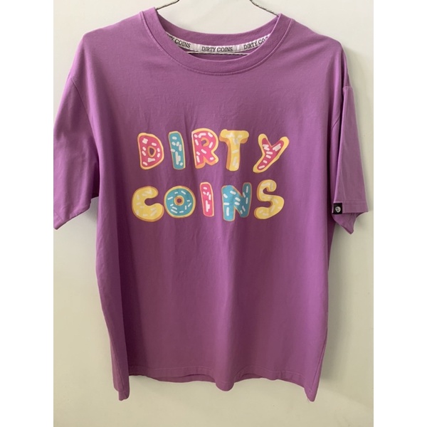 Tee Áo Thun Dirty Coins Donut Tím Chính Hãng