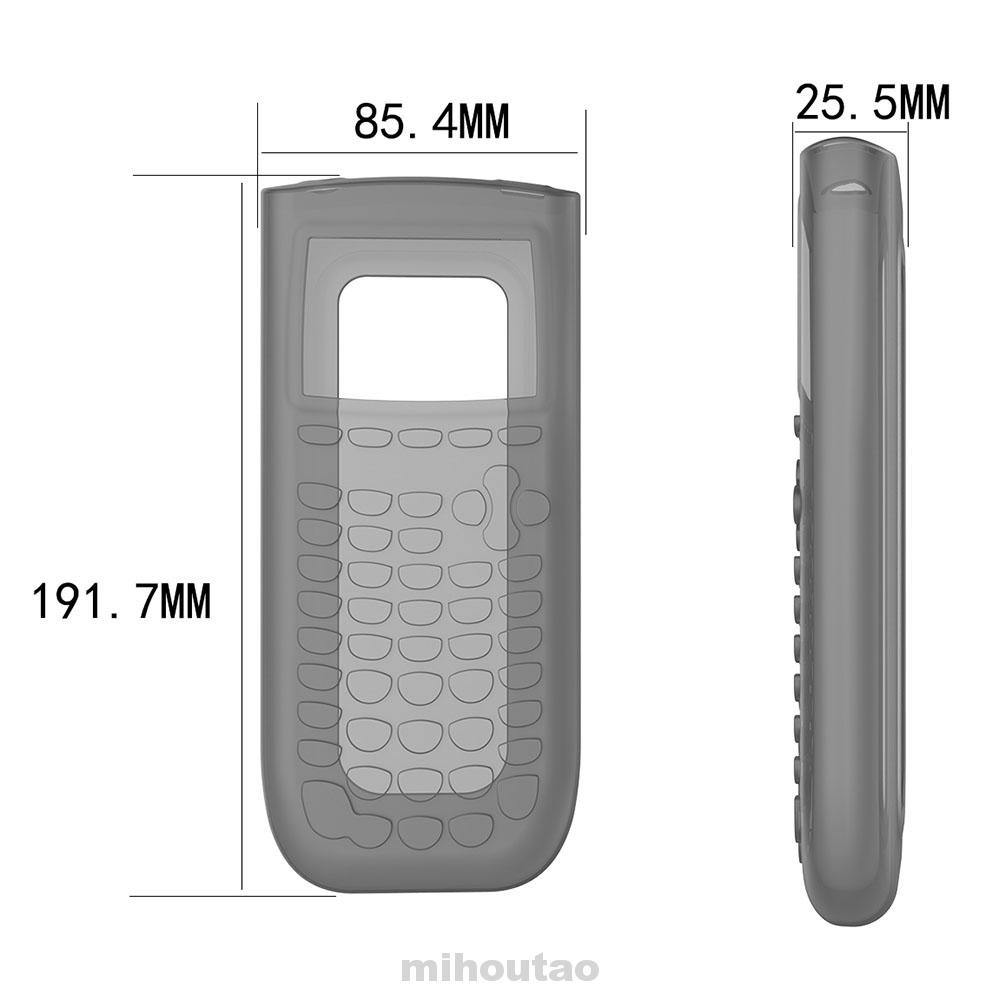 Ốp silicon siêu nhẹ bảo vệ chống bụi/chống trầy cho máy tính cầm tay Texas Instruments